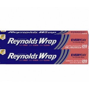 Aluminum Foil  Wrap 12 in x 250 Square Feet  2-count